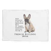 Frenchie mama Kussensloop (Achterkant)