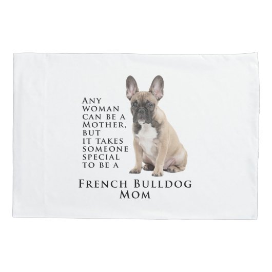 Frenchie mama Kussensloop (Achterkant)