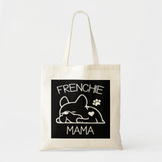 Frenchie Mama T French Bulldog voor vrouwelijke vr Tote Bag