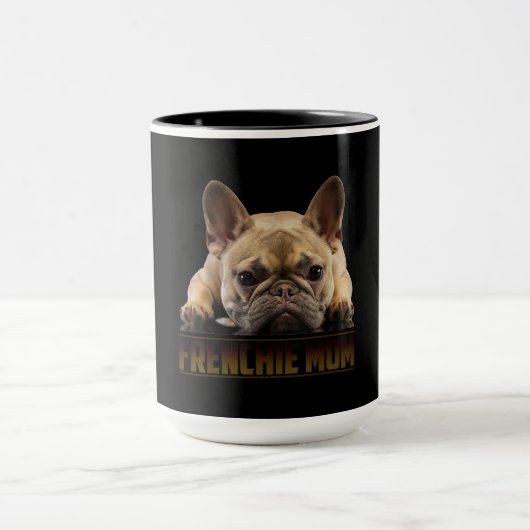 Frenchie Mama T Women French Bulldog Gift Dog Ma Mok (Midden)