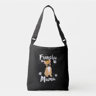 Frenchie Mama Vrouwen Mor Moeder Hondenliefhebber Crossbody Tas
