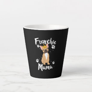 Frenchie Mama Vrouwen Mor Moeder Hondenliefhebber Latte Mok