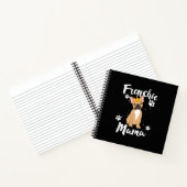 Frenchie Mama Vrouwen Mor Moeder Hondenliefhebber  Notitieboek (Binnen)