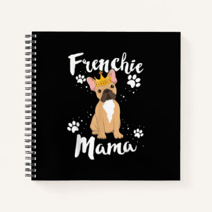 Frenchie Mama Vrouwen Mor Moeder Hondenliefhebber Notitieboek