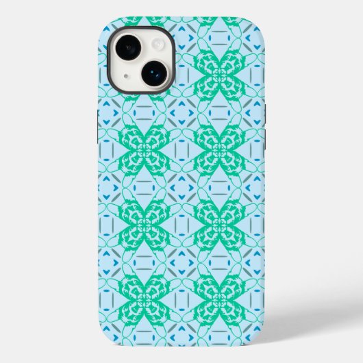 Frenchie Modern Patroon Case-Mate iPhone Hoesje (Achterkant)