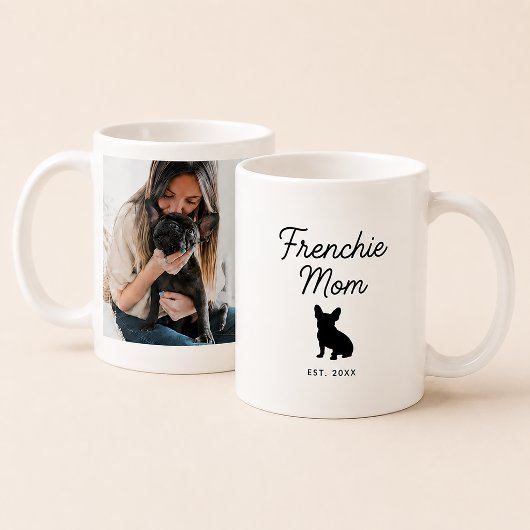 Frenchie Moeder | Aangepaste Foto Franse Bulldog H Koffiemok
