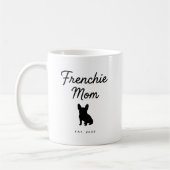 Frenchie Moeder | Aangepaste Foto Franse Bulldog H Koffiemok (Links)