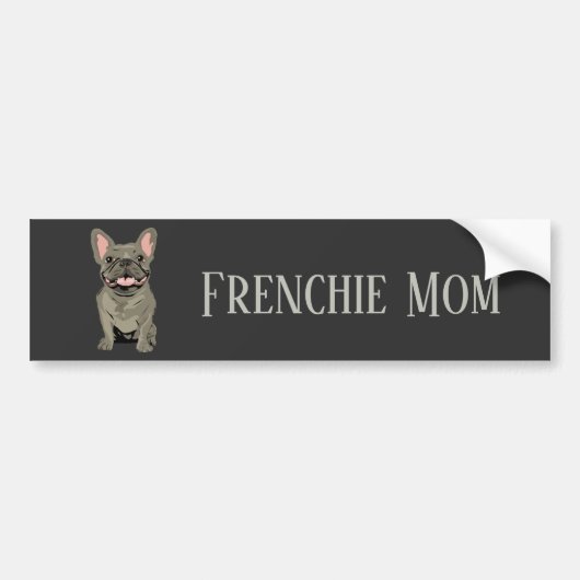 Frenchie Moeder Bumpersticker (Voorkant)