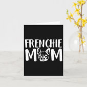 Frenchie Moeder Franse Bulldog Eigenaar Hond Liefh Kaart (Gele Bloem)