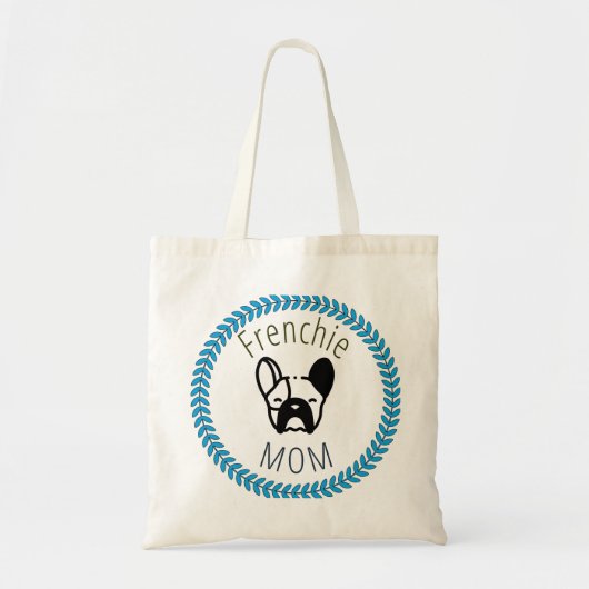 "Frenchie Mom" Canvas tas (Voorkant)