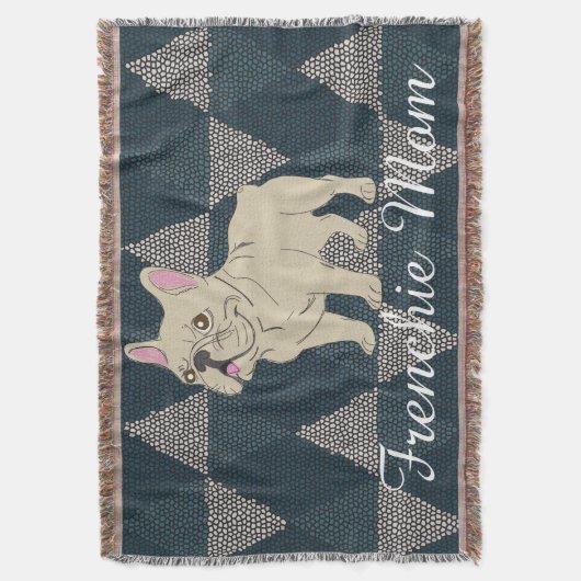 Frenchie Mom Deken (Voorkant Verticaal)