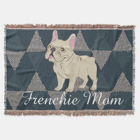 Frenchie Mom Deken (Voorkant)