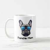 Frenchie Mom Grappig Frans Bulldog Hondenliefhebbe Koffiemok (Links)
