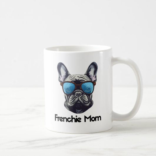 Frenchie Mom Grappig Frans Bulldog Hondenliefhebbe Koffiemok (Rechts)