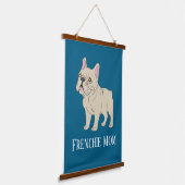 Frenchie Mom Hangend Wandkleed (Gebogen)