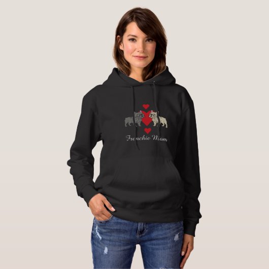 Frenchie Mom Hoodie (Voorkant volledig)