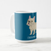Frenchie Mom Koffiemok (Voorkant links)