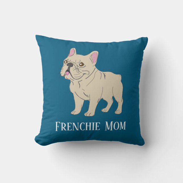 Frenchie Mom Kussen (Voorkant)