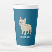 Frenchie Mom Latte Mok (Voorkant)