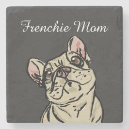 Frenchie Mom Stenen Onderzetter