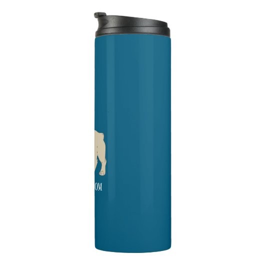 Frenchie Mom Thermosbeker (Geroteerd rechts)