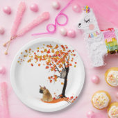 Frenchie My Spirit Animals Owl Frenchie Lovers Papieren Bordje (Feest)