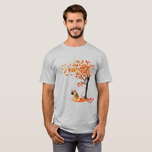Frenchie My Spirit Animals Owl Frenchie Lovers T-shirt (Voorkant volledig)