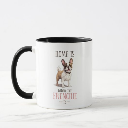 Frenchie: Omarm thuis met onze Franse Bulldog Mok (Links)