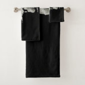 Frenchie On Mountain Halloween Theme Shirts Gift Bad Handdoek (Insitu)