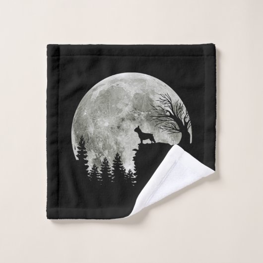Frenchie On Mountain Halloween Theme Shirts Gift Bad Handdoek (Wasdoekje)