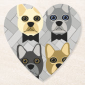 Frenchie Onderzetters (Voorkant)