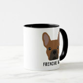 Frenchie Pap Red Fawn Bulldog Mok (Voorkant rechts)