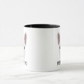 Frenchie Pap White Bulldog Mok (Midden)