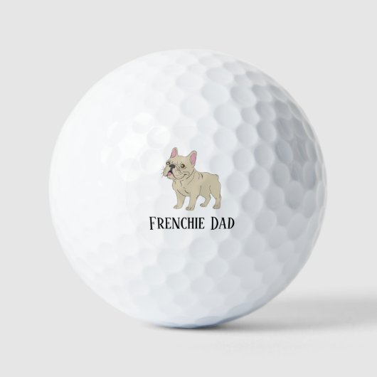 Frenchie papa golfballen (Voorkant)