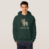 Frenchie Papa Hoodie (Voorkant volledig)