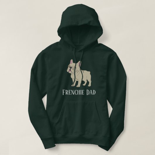 Frenchie Papa Hoodie (Design voorkant)