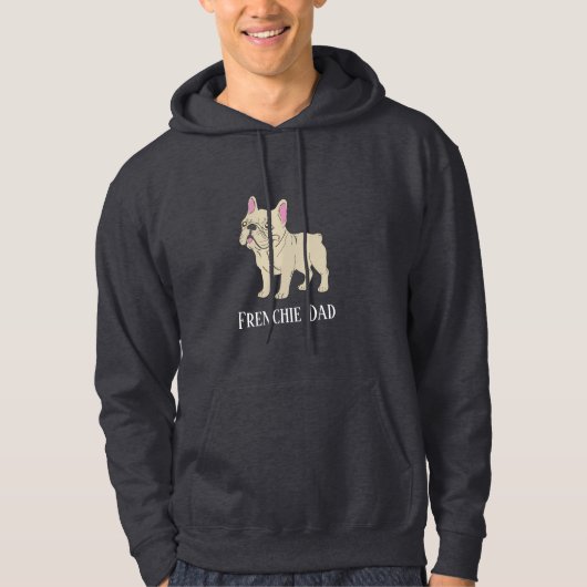Frenchie papa hoodie (Voorkant)