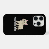 Frenchie papa iPhone hoesje (Achterkant horizontaal)