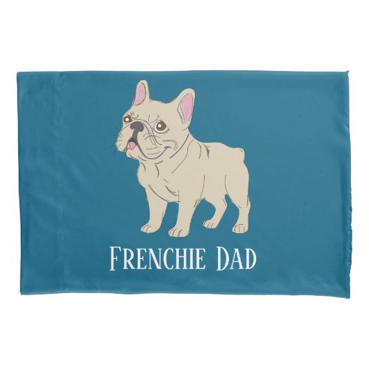 Frenchie Papa Kussensloop (Voorkant)