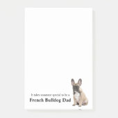 Frenchie papa Post It Notes (Voorkant)