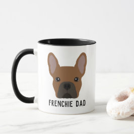 Frenchie Papa Rode Reu Franse Bulldog Mok