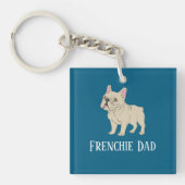 Frenchie Papa Sleutelhanger (voorkant)