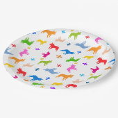 Frenchie Paper Borden Papieren Bordje (Gekanteld)