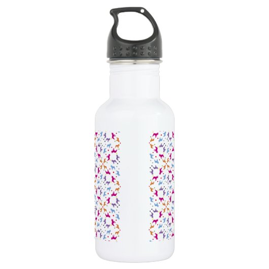 Frenchie Pattern Waterfles (Achterkant)