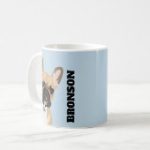 Frenchie Pet Dog | Cute French Bulldog Koffiemok (Voorkant links)