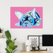 Frenchie Poster (Thuiskantoor)