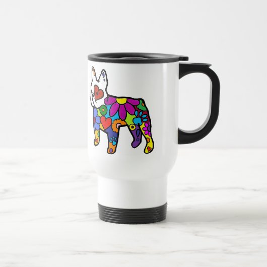 Frenchie Power Travel Mug Reisbeker (Rechts)