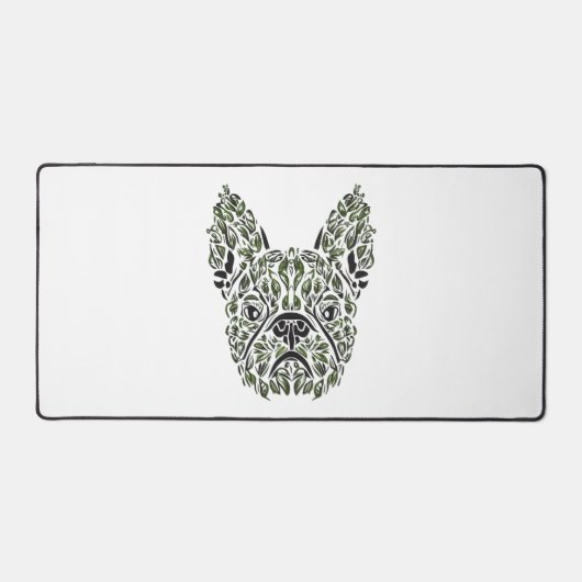 Frenchie Puppy Art Bureaumat (Voorkant)