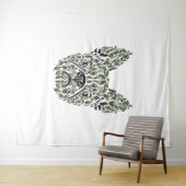 Frenchie Puppy Art Wandkleed (In Situ (horizontaal))