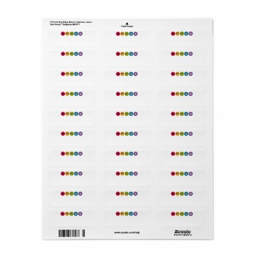 Frenchie Rainbow Etiket (Full Sheet)